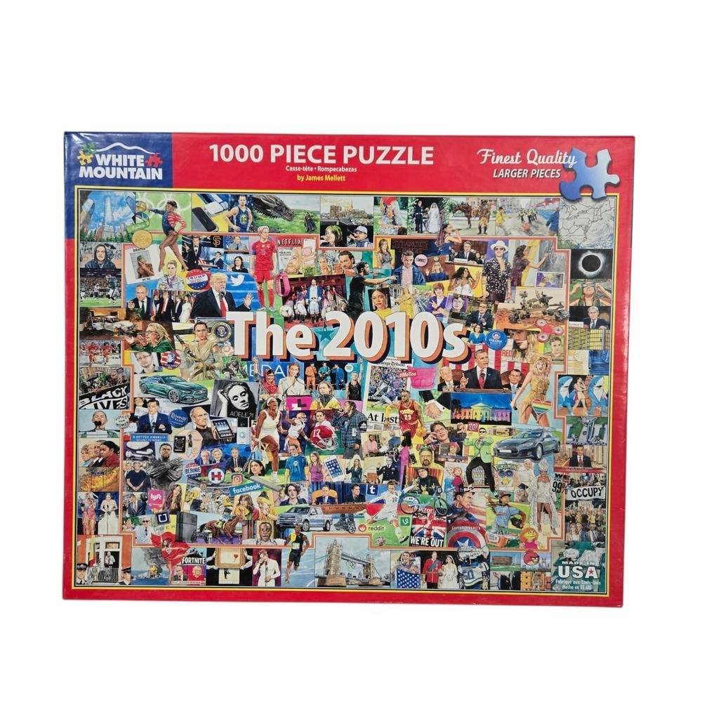 White Mountain "The 2010s"  1000 Piece Jigsaw Puzzle
